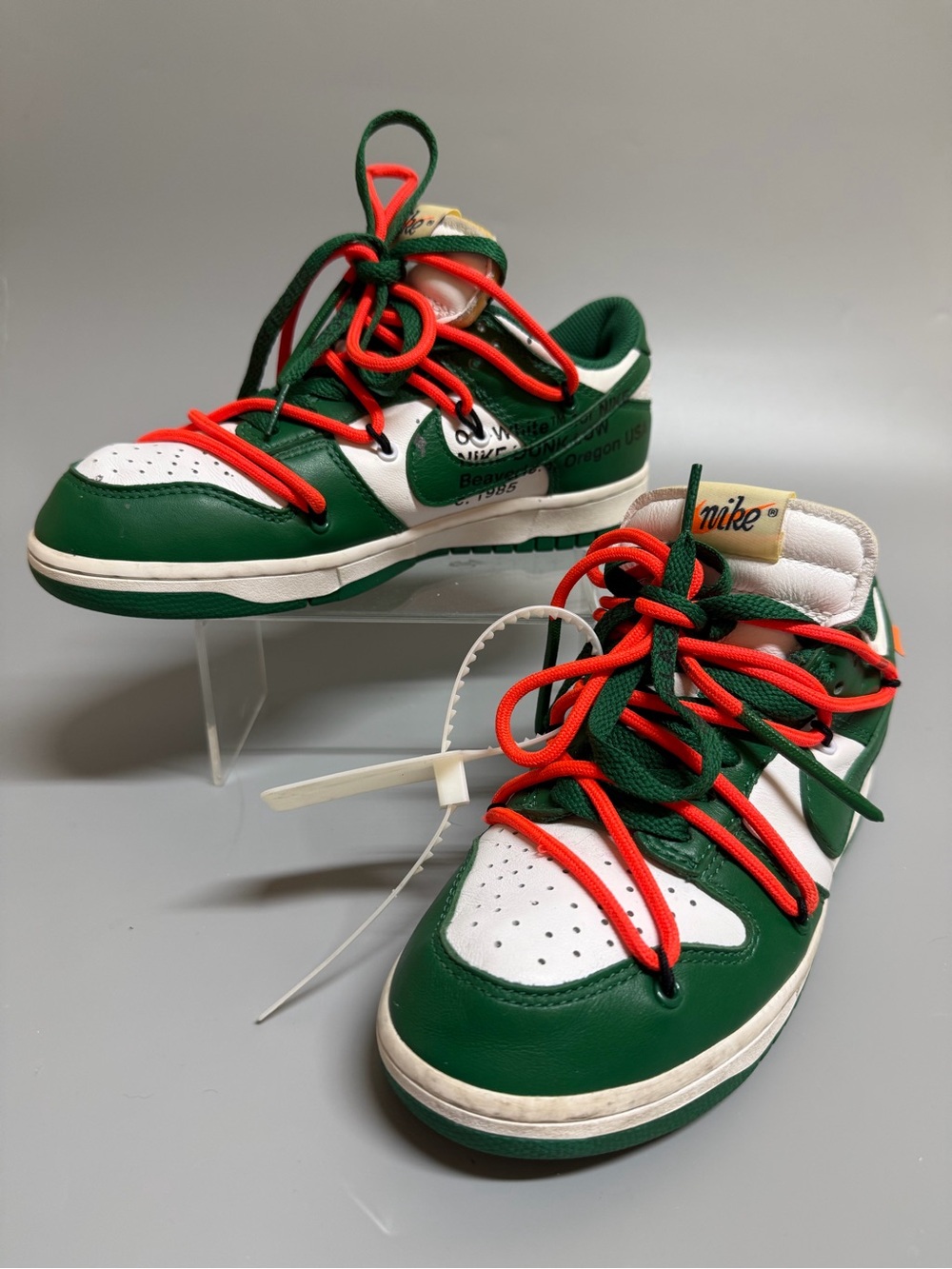 Nike Dunk Low x OFF-WHITE Pine Green Size 6